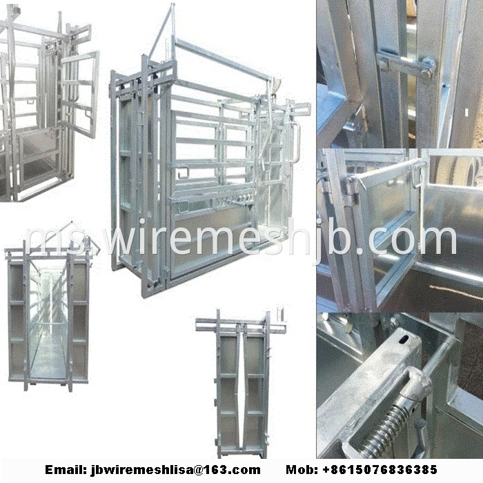 Heavy Duty Hot Dipped Galvanized Cattle Crush